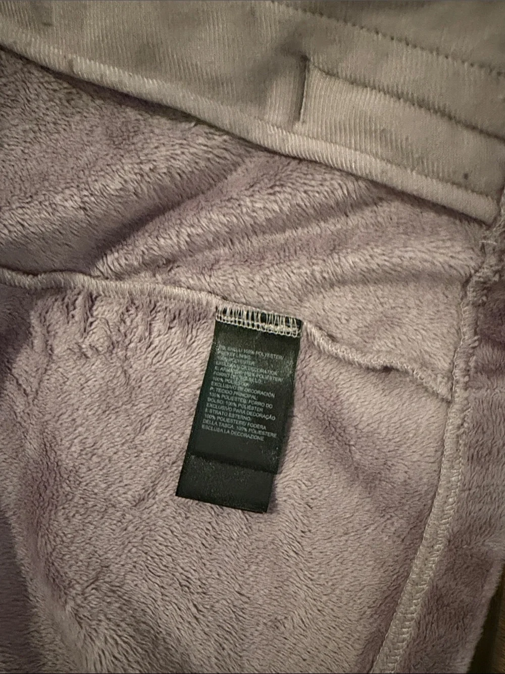North Face Osolita Olive Green 3 in 1 Hooded Jacket with Lavender zip in Lining